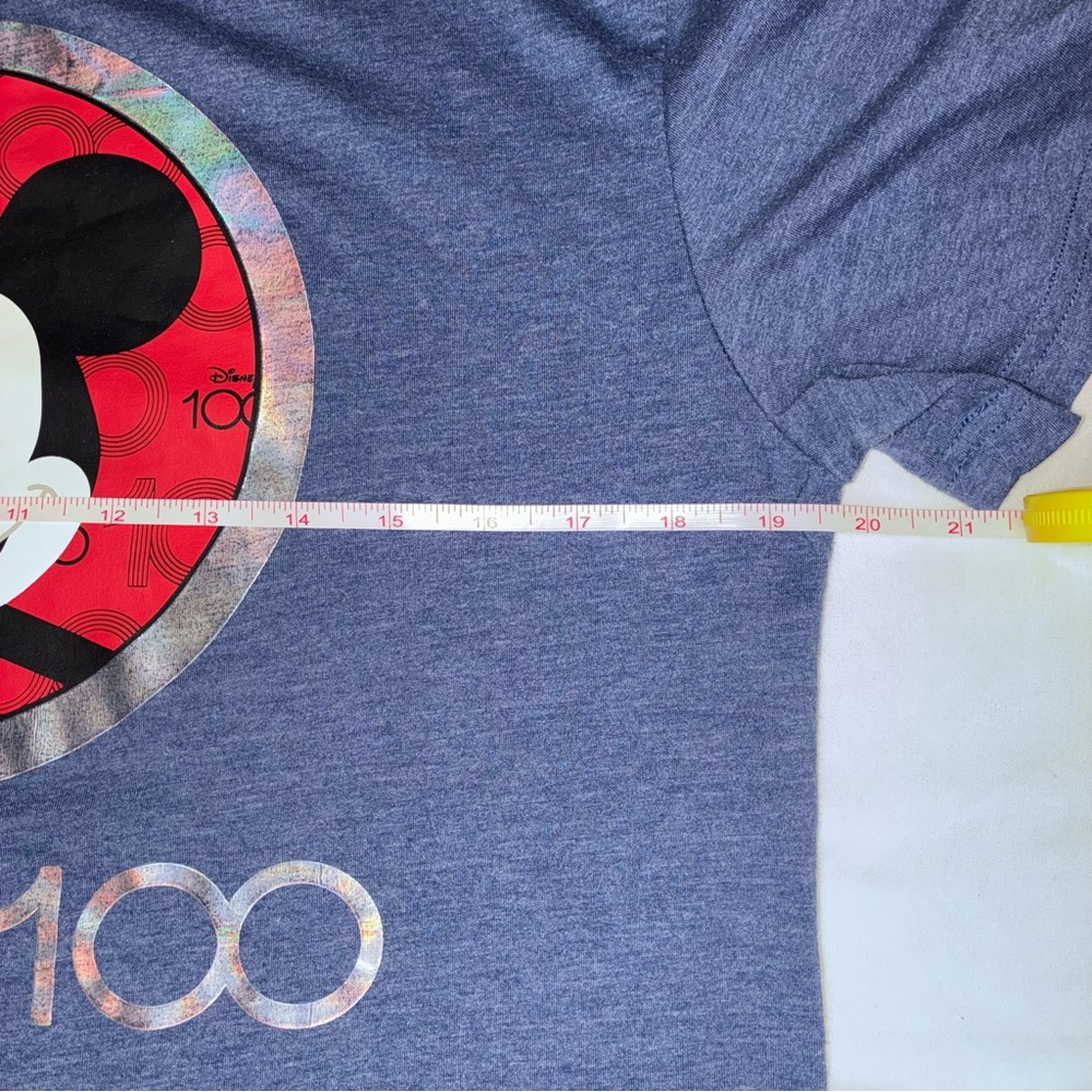 Disney Mickey Mouse Red and Blue Graphic Tee - Picture 6 of 9